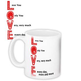 Чашка з принтом Love 330 мл (KR_24L019)