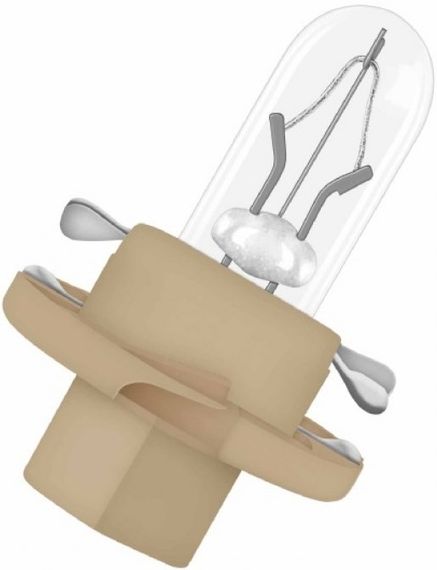 Указательная лампа накаливания NARVA 17048 12V 1,5W BX8,4D BEIGE | Зображення 1