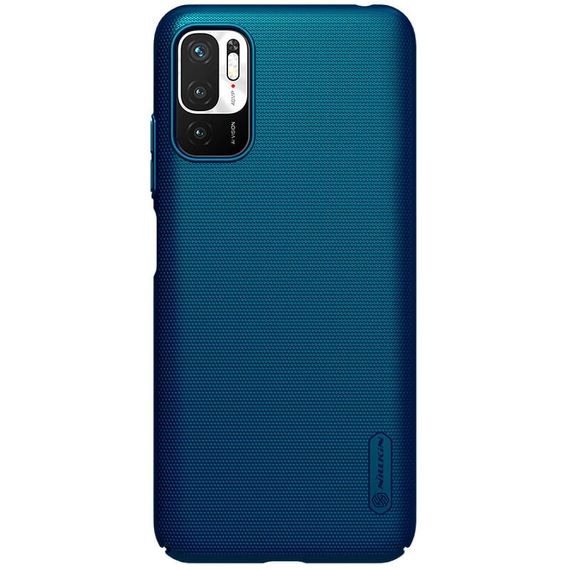 Чохол Nillkin Matte для Xiaomi Redmi Note 10 5G / Poco M3 Pro Бірюзовий/Peacock blue