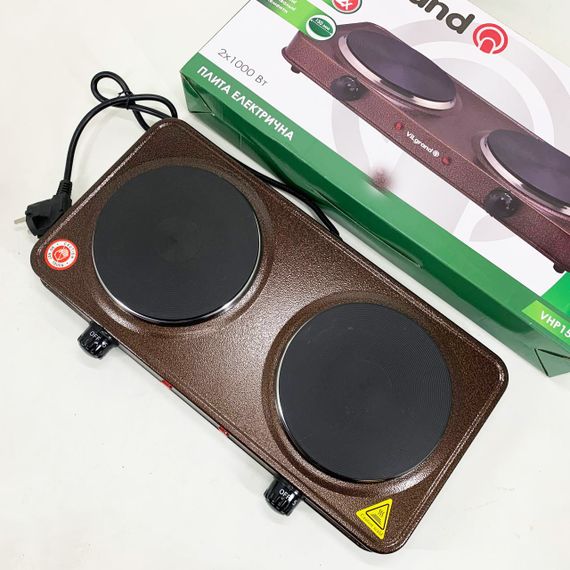 Електрична настільна плита ViLgrand, Плита електро для домашнього приготування, Плити для приготування IK-94