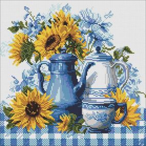 Алмазная мозаика "Солнечный кофе" ©art_selena_ua AMO8342, 40х40 см