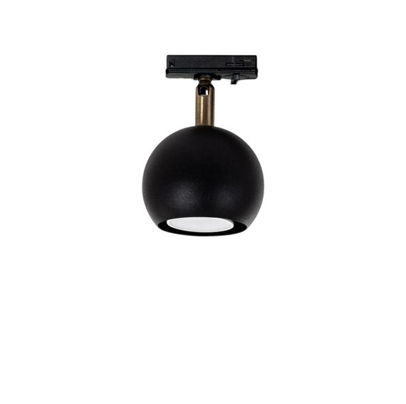 Трековий світильник стельовий Тrack Bowl GU10 T90 Чорний, Atmolight
