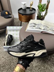 Чоловічі кросівки Niteball M Black Beige Leather , В'єтнам 46 29.5 см