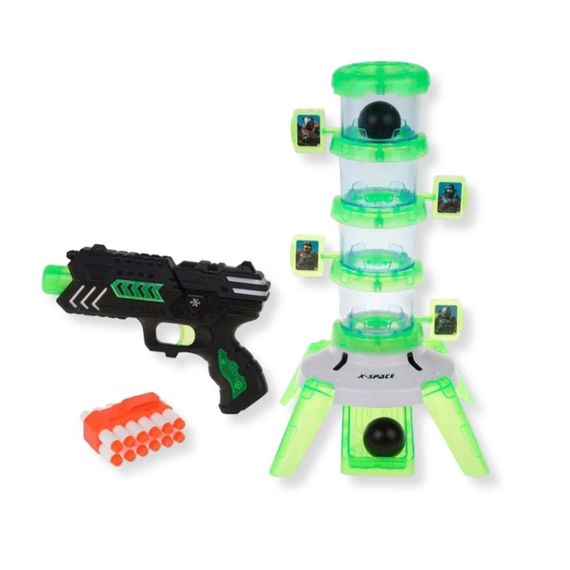 Тир башта XPRO "Dark Wars" B3240G (24) для дітей зелений/прозорий (MER-14980_268) | Зображення 4