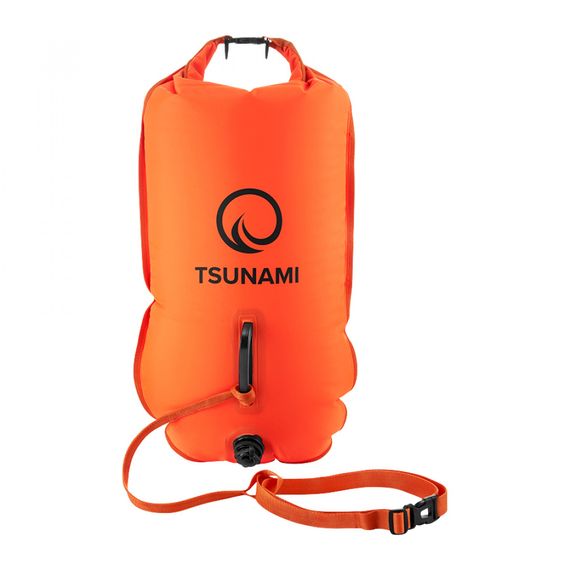 Буй для плавання TSUNAMI надувний 2 в 1 Orange (P-5907739312716)