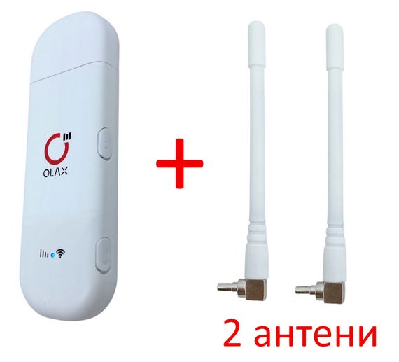 Роутер модем WIFI 4G Olax Олакс F 90 MIMO сім карта 2 виходи під антену +  2 антени 5 дбi