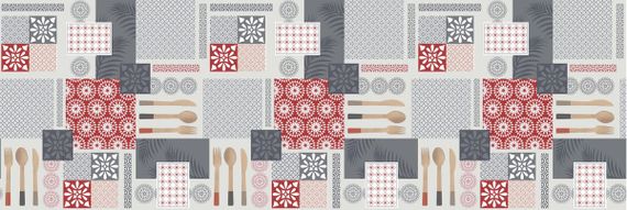 Скатертина HomeStar T05 ПВХ,проз.мал.рул(1,35*30)