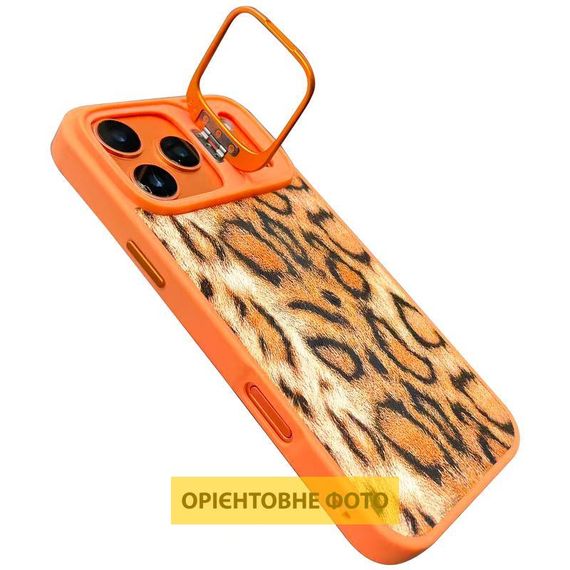 Чохол TPU+PC Wild Leopard with MagSafe and Lens для Apple iPhone 17 Air (6.5") Orange | Зображення 1