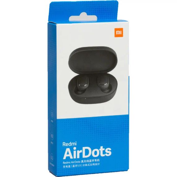 Бездротові Bluetooth навушники Xiaomi Redmi AirDots s 2 Headset бездротові Чорні | Зображення 4
