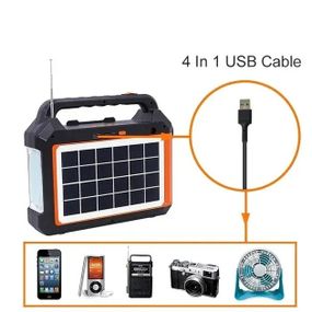 Багатофункціональний ліхтар з PowerBank, радіо та Bluetooth XPRO EP-0158 (MER-15361_691)