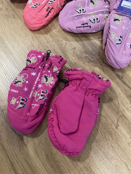 Дитячі рукавички болоньєві на замочку 1-3 роки | Зображення 2