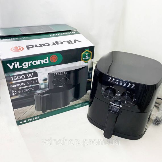 Фритюрниці електрична ViLgrand, Фритюрниця професійна, Повітряна фритюрниця для закусок без масла KQ-98 | Зображення 6