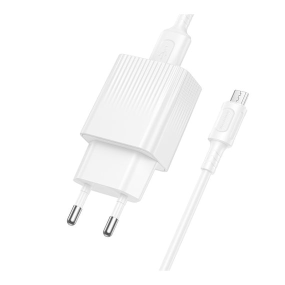 Сетевое Зарядное Устройство Borofone BAS71A 1USB 2.1A+USB to Micro | Зображення 5