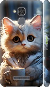 Чохол на Asus Zenfone 3 Max ZC520TL Білий кіт "5646m-442-2448"