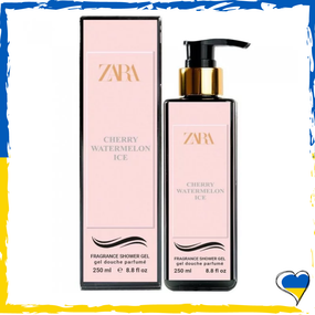 Парфюмерный гель для душа Zara Cherry Watermelon Ice Exclusive EURO 250 мл