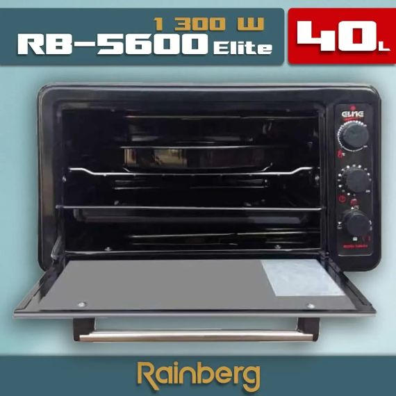 Электрическая Печь Elite Rainberg RB-5600 1300 Вт Объем 40 литров | Электрическая Духовка Настольная | Зображення 2