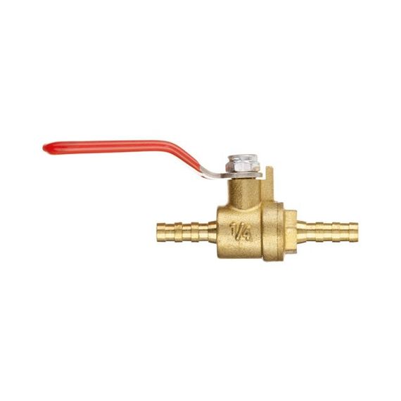 Кран кульовий повітряний з латуні, на шланг 6 мм INTERTOOL PT-1893 | Зображення 2