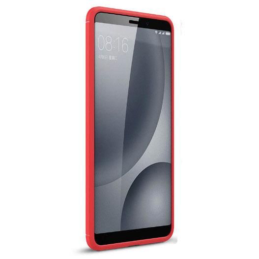 Противоударный бампер Primo Carbon для Xiaomi Mi 6X / Mi A2 - Red | Зображення 1