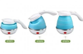 Складной чайник Elecreic Kettle Голубой