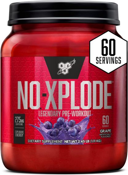 Передтренувальний комплекс BSN N.O. Xplode 3.3 1109 g (Grape)