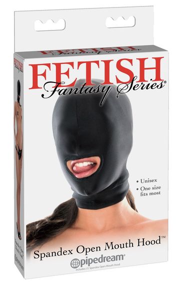 Маска БДСМ FFS Spandex Open Mouth Hood Sex Aura