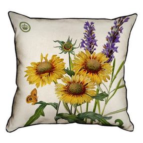 Подушка с мешковины Secret Garden 45x45 см (45PHB_BOT012_WH)