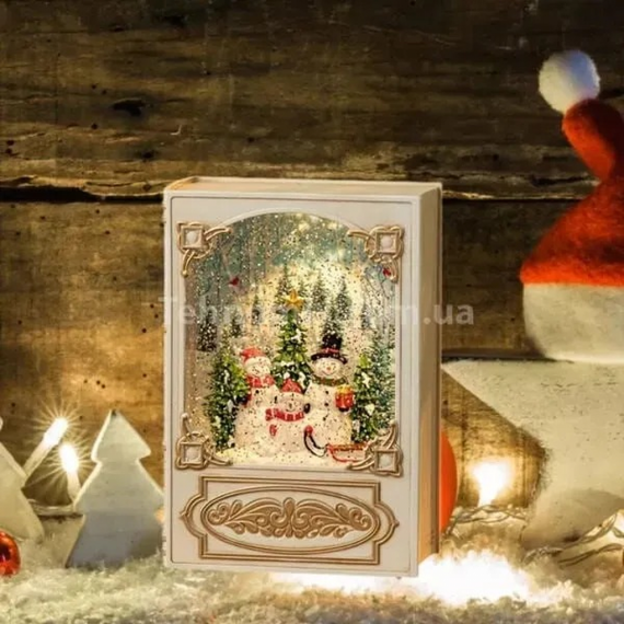 Новорічний нічник книга музичний XMAS WDL-24023B 19,1 см (47698-10092_818) | Зображення 3