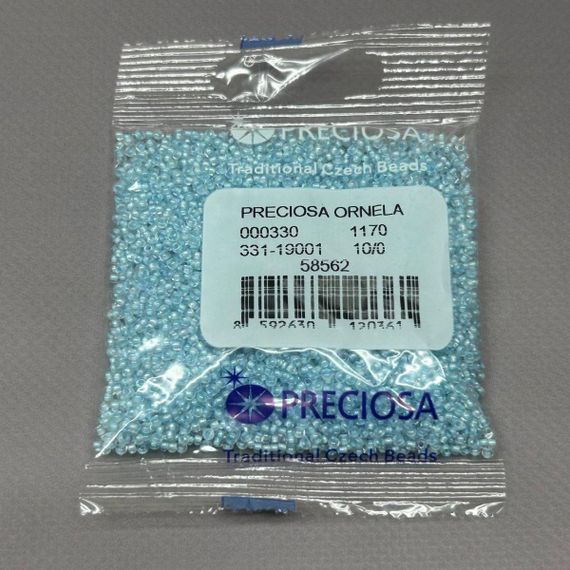 Бисер чешский Preciosa 10/0, цвет 58532 - 50 г | Зображення 1
