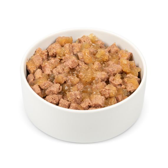 Вологий корм для собак Pet Chef шматочки в желе з куркою 415 г | Зображення 1