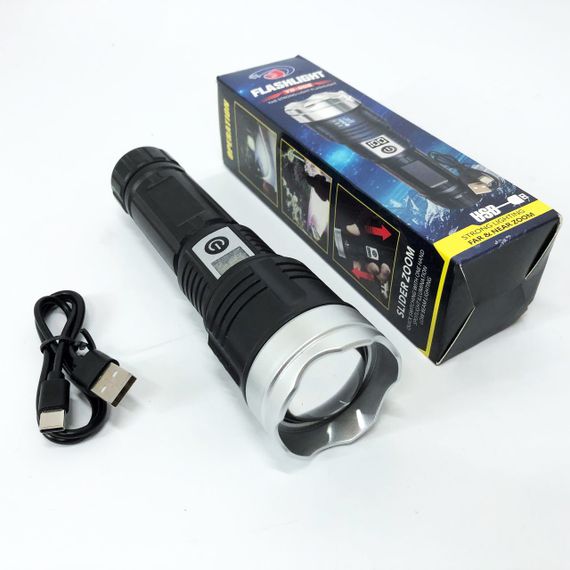 Ліхтар PLD-008 WHITE LASER LED PM10-TG, power bank, Ліхтарик тактичний акумуляторний ручний | Зображення 9