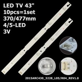 LED підсвітка TV 43" Samsung 2015ARC430 3228 REV1.0 2015ARC430_3228_L05_REV1.0_150716 LM41-00173A 10шт.
