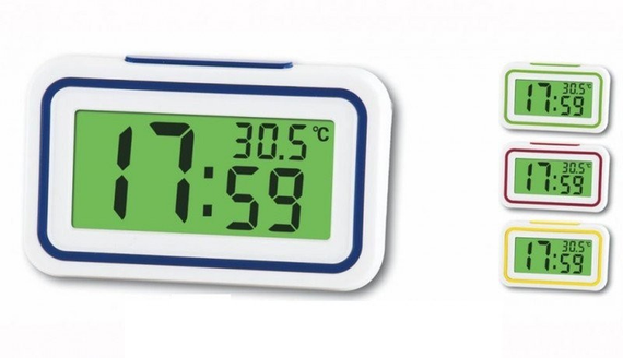 Голосовые часы, будильник UKC KK-9905 TR White/Green | Зображення 1