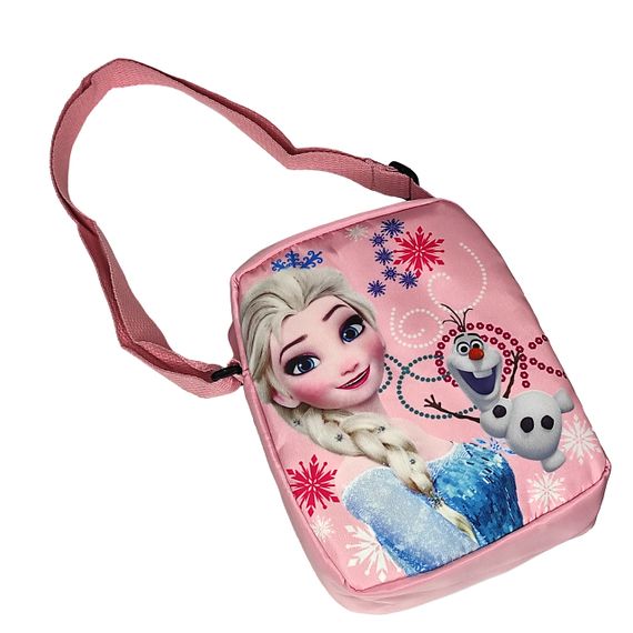 Детская сумка через плечо для девочек Холодное сердце Эльза и Олаф Frozen Elsa розовая (2575263504) | Зображення 1