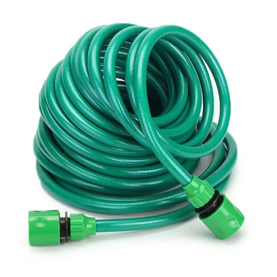 Набор поливочный шланг BlueBird BB-4208 10м на катушке пистолет с распылителем 7-ми режимный | Зображення 1