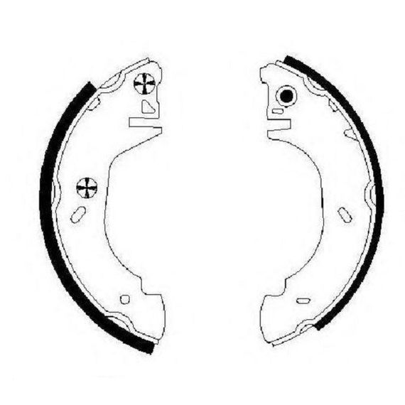 Гальмівні колодки Bosch барабанні задні FORD Transit ''>>00 0986487524 | Зображення 1