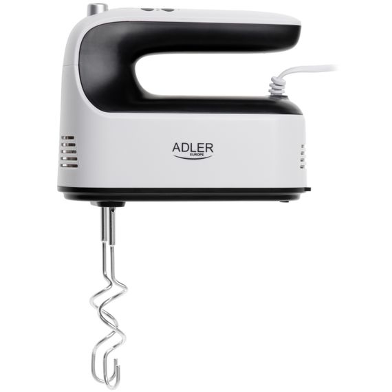 Міксер Adler AD 4229 ручний/ 600Вт/ 9 швидкостей/ Turbo/ контейнер для аксесуарів/ білий