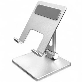 Металлическая складная подставка Primo SP03 для телефона, планшета - Silver