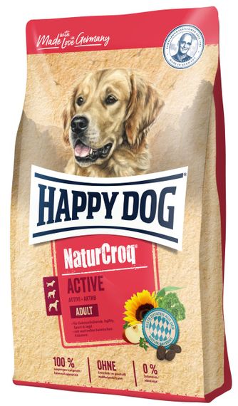 Сухий корм для собак із птицею Happy Dog NaturCroq Active, 15 кг