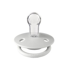 Соска пустушка BIBS De Lux Silicone (кругла) 0-36 міс – Haze