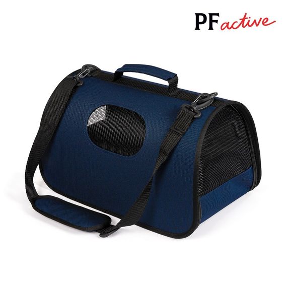 Сумка-переноска Pet Fashion Vesta 38x22x22 см синій | Зображення 2