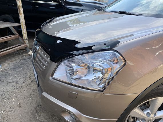 Дефлектор капота (EuroCap) для Nissan Qashqai 2007-2010 гг | Зображення 2
