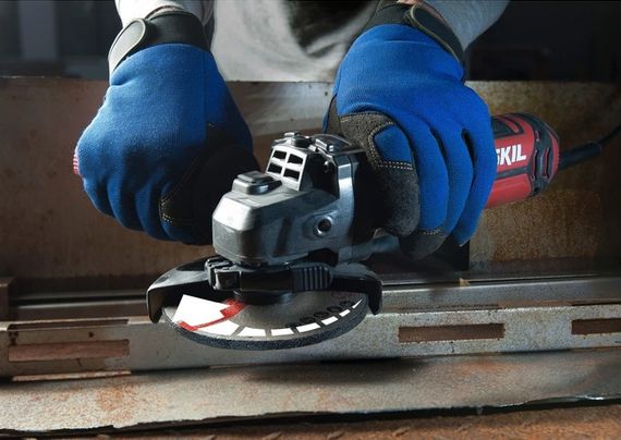 Болгарка (кутова шліфувальна машина) мережева 125мм 1010 Вт "VRS+" SKIL 9151 GB 11070500301 (AG1E9151GB) | Зображення 2