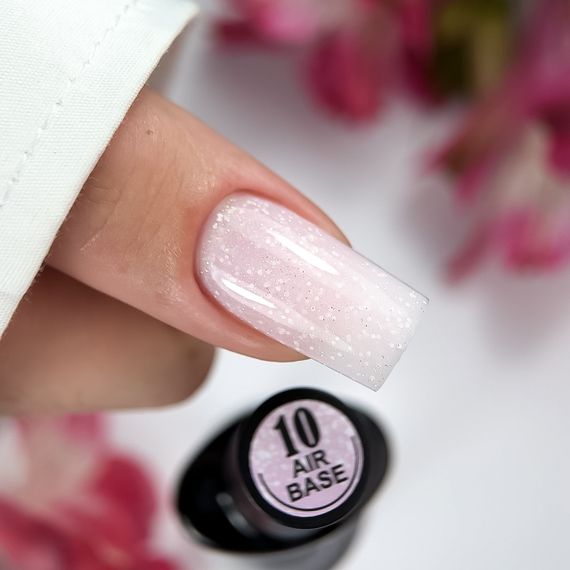 База с шиммером Crooz Air Base №10 (нежный молочно-розовый) 8мл