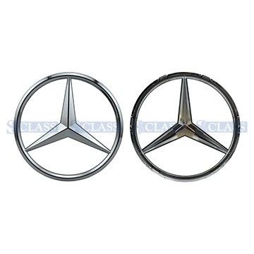 Эмблема решетки радиатора Mercedes Benz Vito W639 03-14/ W447 14- / W204 07-14/ W463 90-18, Wender Parts, M 207 817 0016,