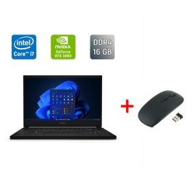 Ігровий ноутбук MSI GS66 Stealth 11UE / 15.6" (1920x1080) IPS / Intel Core i7-11800H (8 (16) ядер по 2.3 - 4.6 GHz) / 16 GB DDR4 / 1000 GB SSD / nVidia GeForce RTX 3060, 6 GB GDDR6, 192-bit / WebCam / Windows 11 б/в + Подарунок Бездротова миша / USB