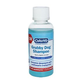 Шампунь для глибокого очищення шерсті собак і кішок Davis Grubby Dog, 50 мл