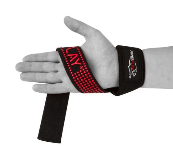 Лямки для тяги PowerPlay 7064 Чорно-Червоні (PP_7064_Black/Red) | Зображення 1