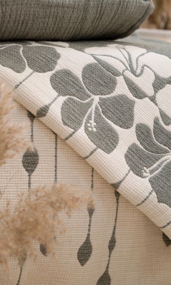 Муслиновое покрывало Saheser Sole 240 х 260 см. Yesil | Зображення 2