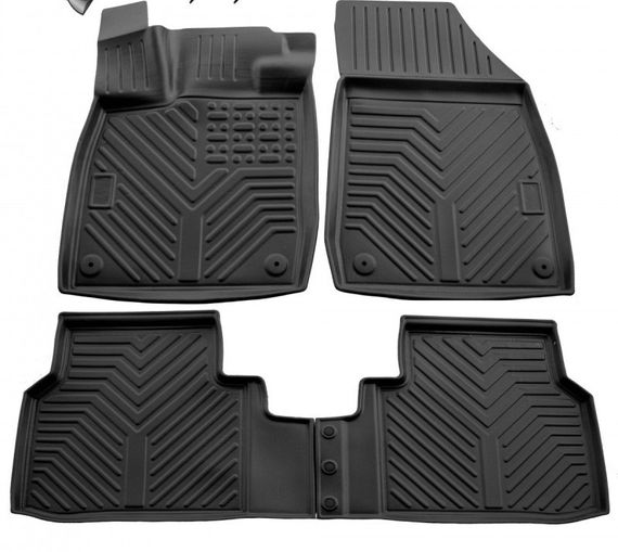 Килимки Stingray 3D (4 шт) для Skoda Enyaq 2020- рр