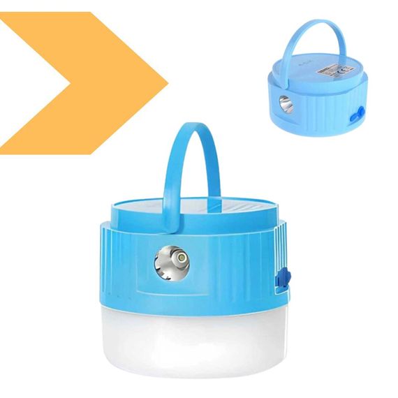 Лампа подвесная LED DIGAD 820 с аккумулятором, голубая (42671-820D_217)